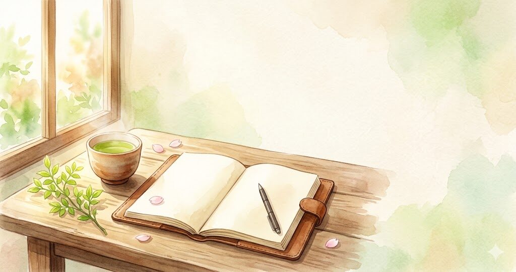 認知症の訪問看護 水彩画風アイキャッチ